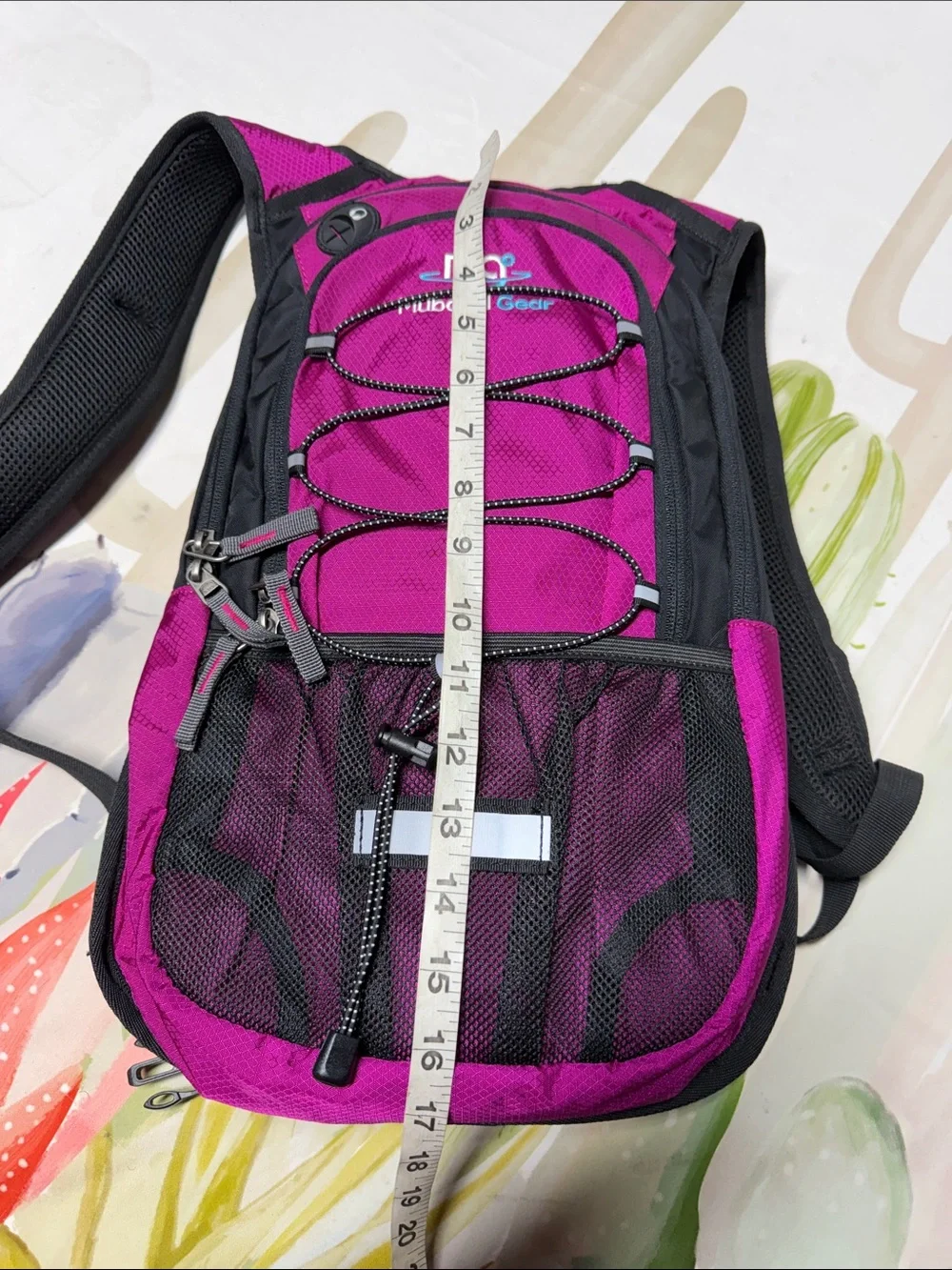 Mubasel Gear Pink & Black and Hydration Pack inside